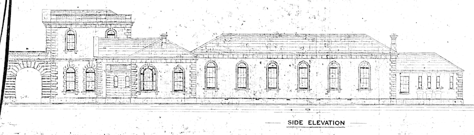 side elevation plan