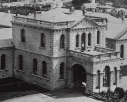 main entrance hospital