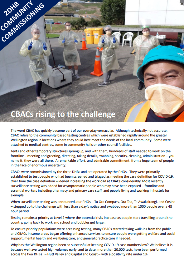 CBACs - rising to the challenge